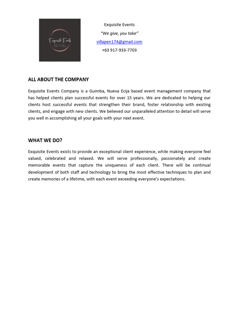 Final Event Portfolio - hpc5 | PDF