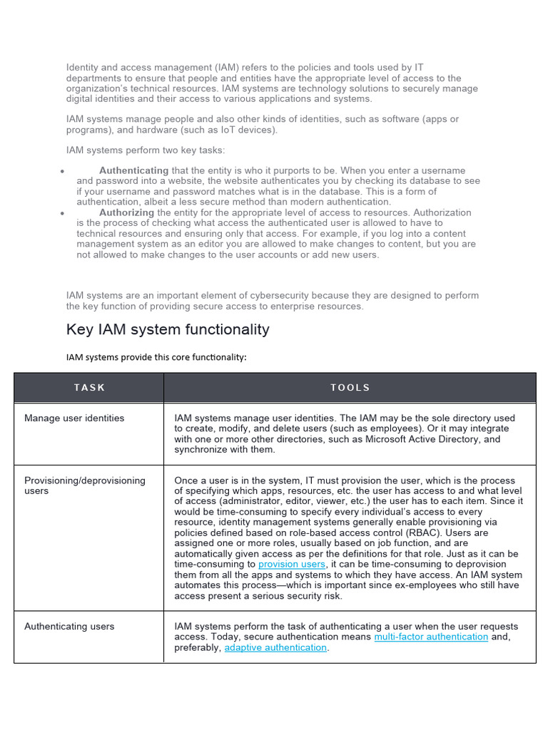 IdAM - Supporting Document | PDF | User (Computing) | Cyberspace