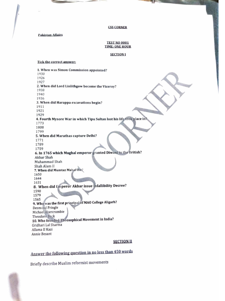 Test 01 | PDF