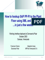 Presentation (WBF) - How To Hookup SAP PP-PI To The Plant-Floor Using XML and S95