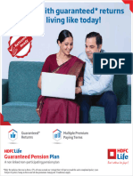 HDFC Life Guaranteed Pension Plan 101N092V07 Brochure