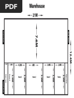 Sample Warehouse Floor Plan Drawing | PDF
