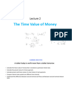 Lecture 2 - The Time Value of Money