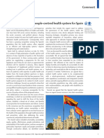 Towards An Equitable People-Centred Health System For Spain