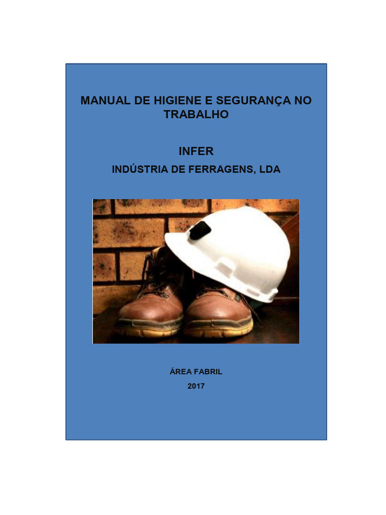 Manual de Higiene e Segurança do Trabalho | PDF | Máquina-ferramenta ...