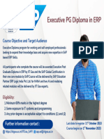 Executive PG Diploma in ERP