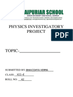 Physics - Ip Format Class A B D