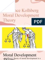 Week 13 - Kohlberg Moral Development Theory