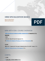 HRM Specialization BASICS