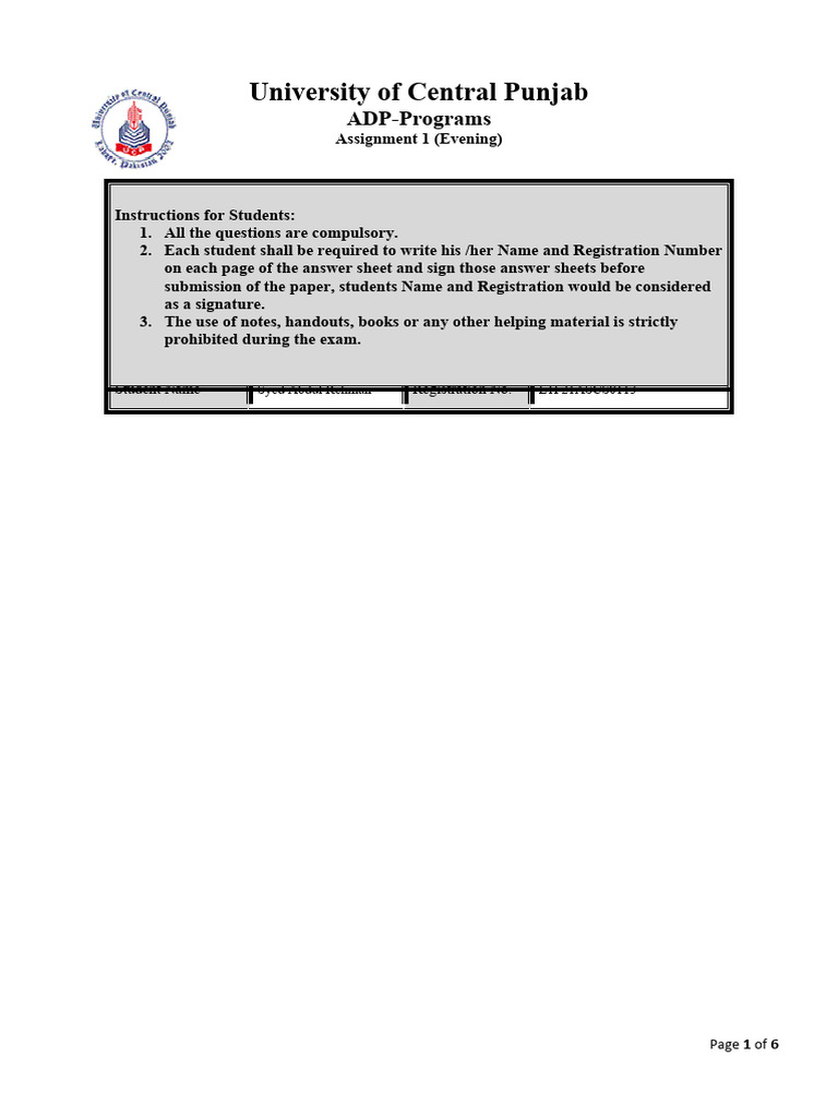 Assign 1 questions pdf angular js document object model