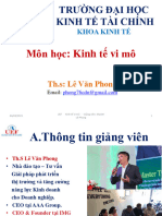 Bài 1 10 nguyên lý Kinh tế học