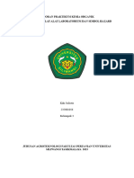LAPORAN - KIKISULISTIO - 235001056 - Agroteknologi - PRAKTIKUM - KIMIA ORGANIK - PERTEMUAN - 1
