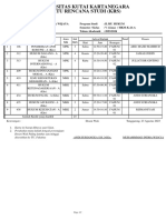 Universitas Kutai Kartanegara Kartu Rencana Studi (KRS)