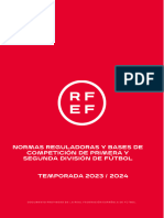 Normas Reguladoras y Bases de Competición de Primera y Segunda División Tem. 23-24