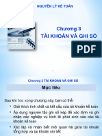 Chuong 3 - Tai Khoan Va Ghi So