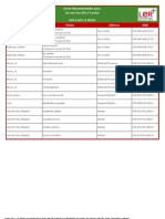 Plano de Leitura Nacional Lista - PNL - 2011 - 22julho