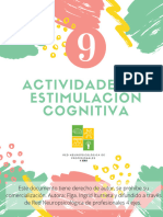 Cuadernillo 9 - Estimulación Cognitiva - 4 Ejes