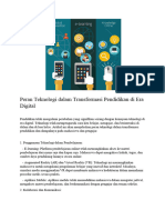 Peran Teknologi Dalam Transformasi Pendidikan Di Era Digital