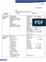 Grade IX PT2 - Syllabus and Blue Print, 2023-24