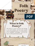 Folk Poetry and CANTERBURY