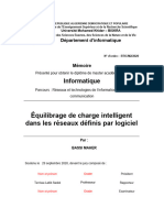 Équilibrage de Charge Intelligent Dans Les Réseaux Définis Par Logiciel