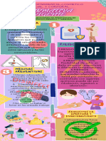 Infografía Tips Salud Mental Ilustrado Cute Colores Pastel