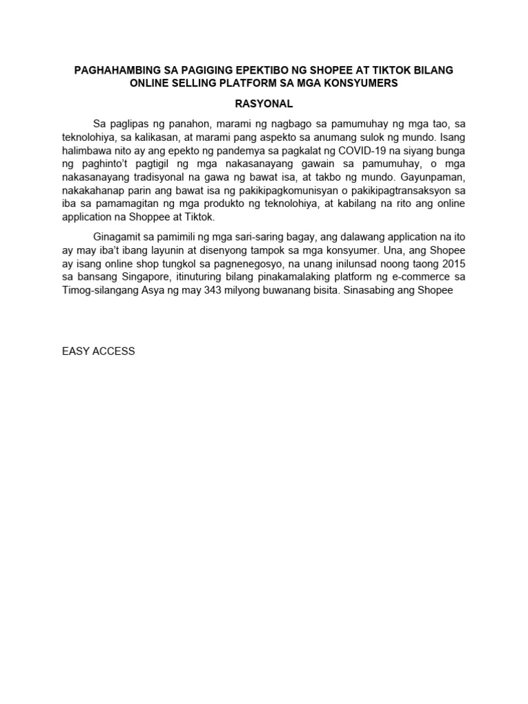 Konseptong Papel | PDF