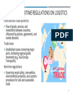 Impact of Maritime Regulations On Logistics