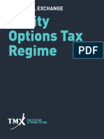 Montreal Exchange, Equity Options Tax Regime.