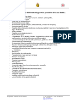 Annexe 2 - Liste Indicative Des Diagnostics Possibles