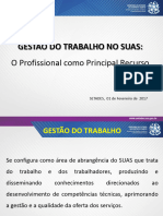 GESTAO DO TRABALHO NO SUAS - O Profissional Como Principal Recurso - Atualizado