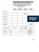 2023-24 - Library - TIME TABLE
