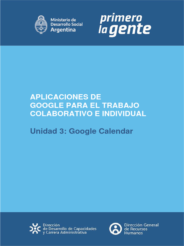 Manual Google Calendar PDF Calendario Informática