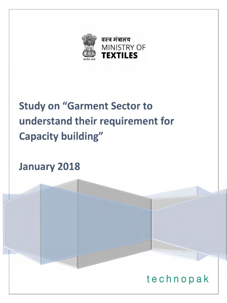 Garment Sector Capacity Building Study | PDF | Textiles | Clothing Industry