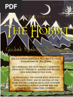 The Hobbit Guided Reading Questions Booklet