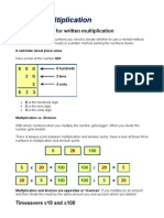 Written Multiplication