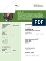 7 Marriage Biodata Template in Word