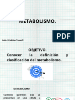Clase 11 Metabolismo.