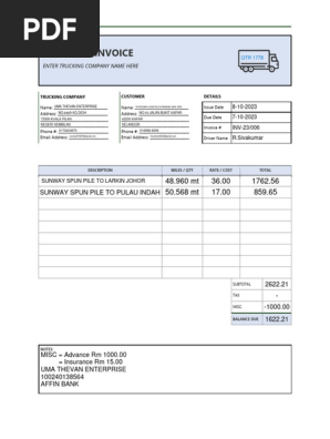Thye Shan Logistics Invoice 6