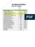 Nomina de Trabajadores Vilacota