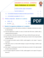 Ficha de Reforzamiento Matematica Division 28 Noviembre