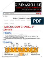 Taeguk Sam Chang. 3º Pumse