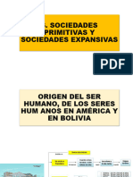 Sociedades Primitivas y Sociedades Expansivas