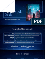 Science Fiction Movie Pitch Deck 