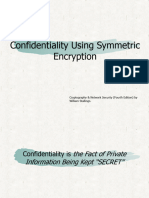 Confidentiality Using Symmetric Encryption