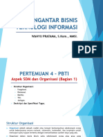 PBTI Pertemuan 4 - Aspek SDM Dan Organisasi (Bagian 1)