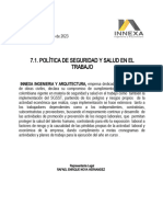 1.3 Politicas SST 2023 Innexia