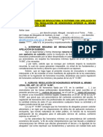 Recurso Revocatoria in Extremis Apelacion Subsidio Regulacion Honorarios Inferior Minimo Art 22