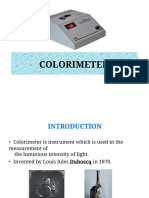 Colorimeter
