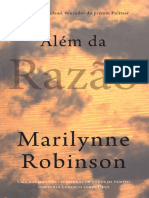Além Da Razão - Marilynne Robinson